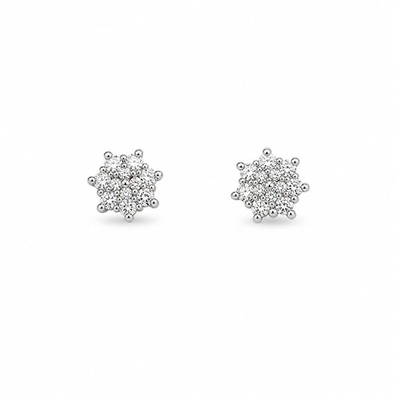 Earrings Davite & Delucchi Woman in White Gold Diamante 0.28 Ct BB 009258 - BB 009258